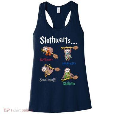 Harry Slothwarts Funny Birthday Gift Sloth Women's Tank Top