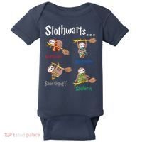 Harry Slothwarts Funny Birthday Gift Sloth Baby Bodysuit thumb 0