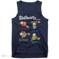 Harry Slothwarts Funny Birthday Gift Sloth Tank Top thumb 0