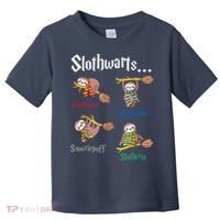 Harry Slothwarts Funny Birthday Gift Sloth Toddler T-Shirt thumb 0