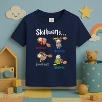 Harry Slothwarts Funny Birthday Gift Sloth Toddler T-Shirt thumb 3