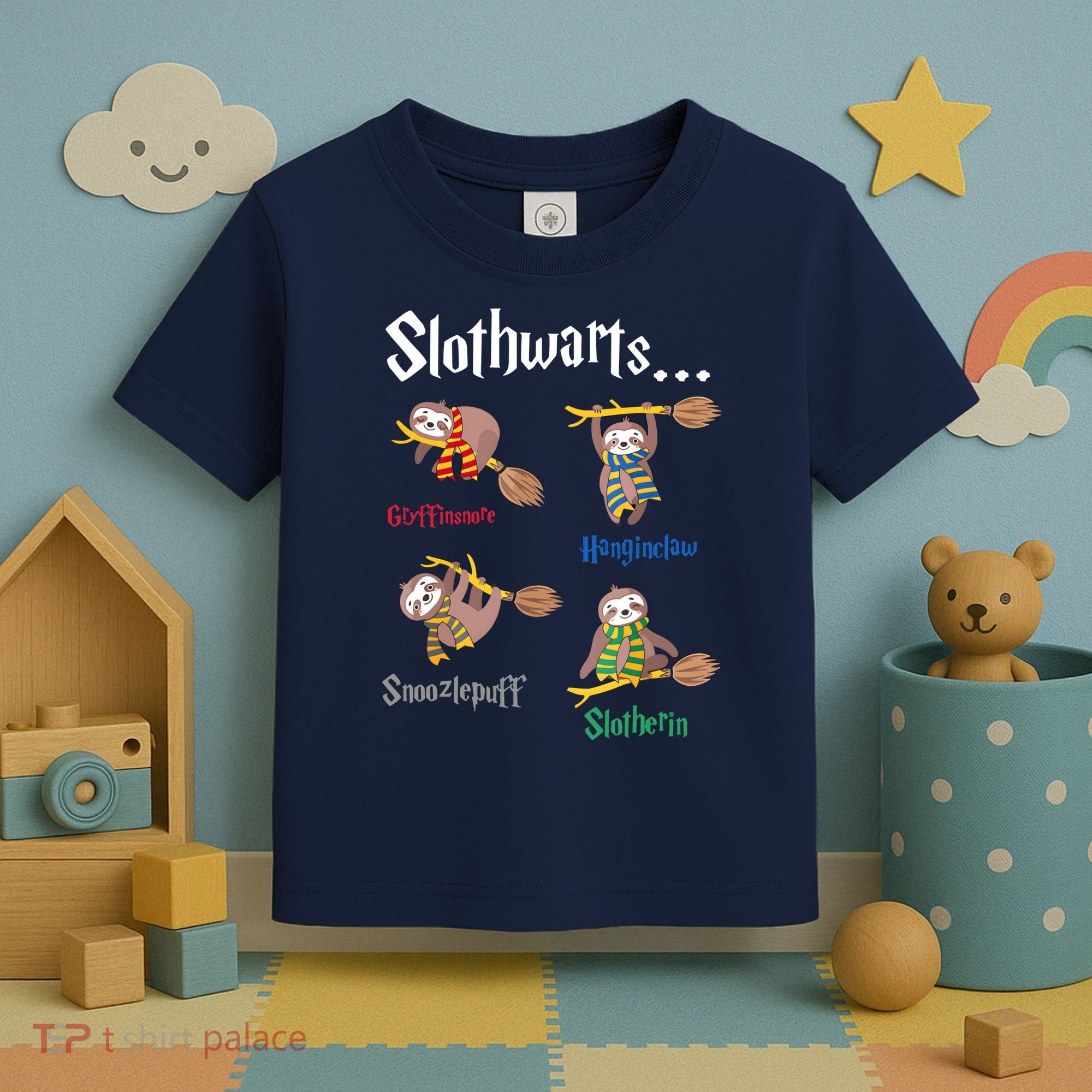 Harry Slothwarts Funny Birthday Gift Sloth Toddler T-Shirt