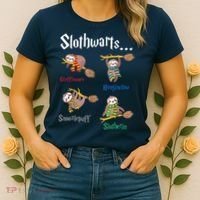 Harry Slothwarts Funny Birthday Gift Sloth Women's T-Shirt thumb 2