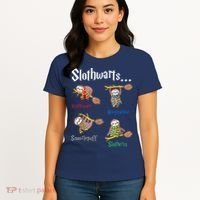 Harry Slothwarts Funny Birthday Gift Sloth Women's T-Shirt thumb 4