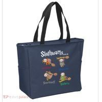 Harry Slothwarts Funny Birthday Gift Sloth Tote Bag thumb 2
