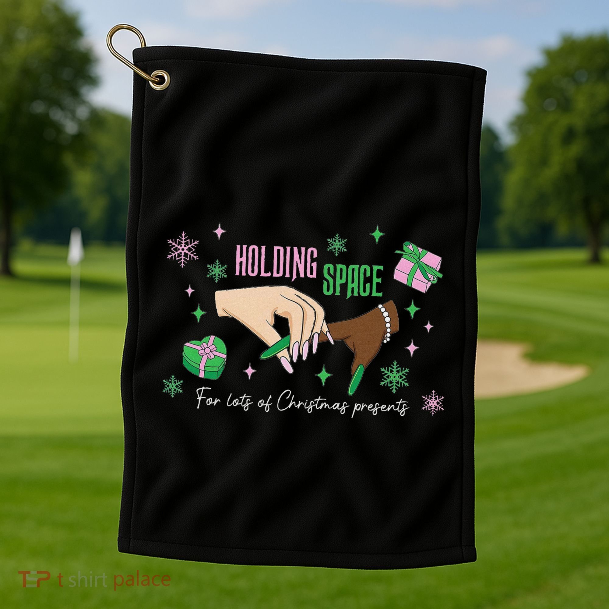 Holding Space For The Lyrics Of Defying Golf Towel