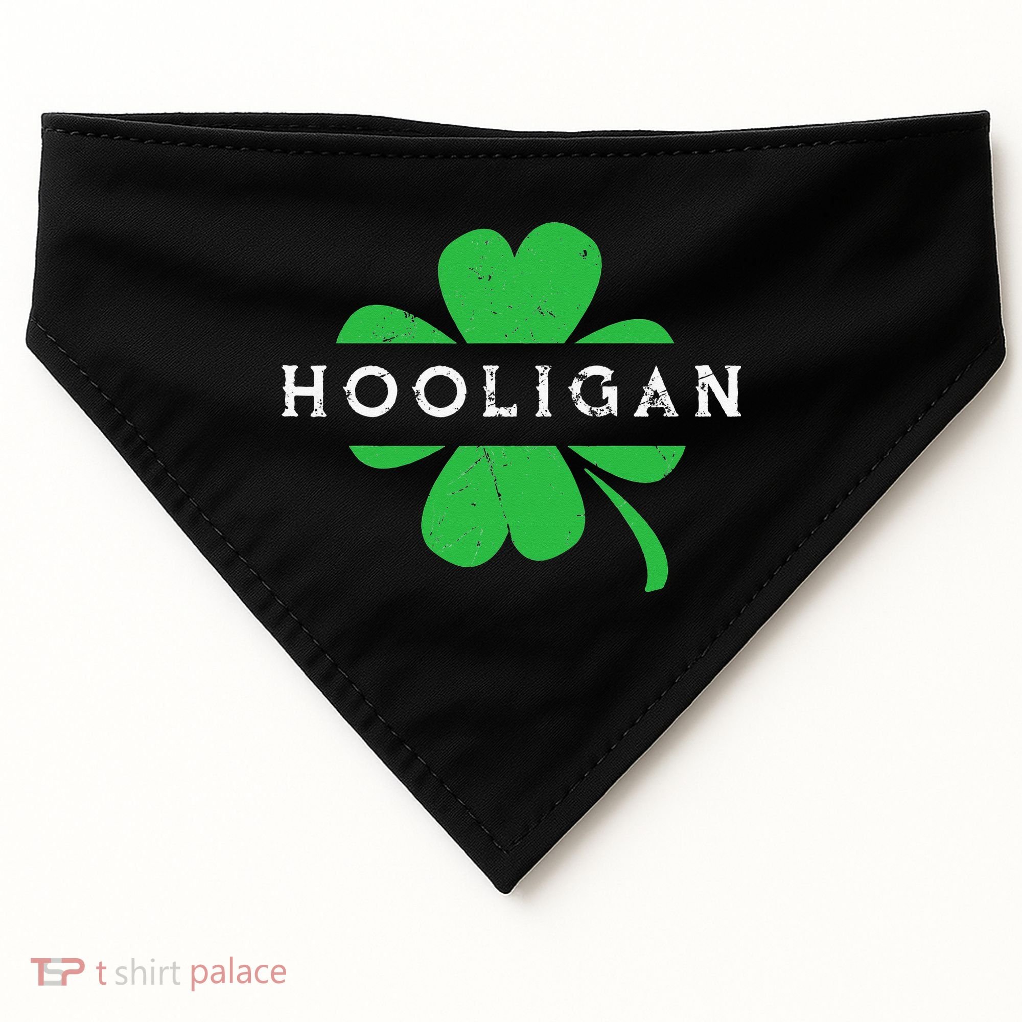 Hooligan Squad Funny St. Patrick's Day Irish Matching Group USA-Made Doggie Bandana