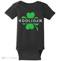 Hooligan Squad Funny St. Patrick's Day Irish Matching Group Baby Bodysuit thumb 0