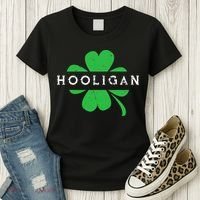 Hooligan Squad Funny St. Patrick's Day Irish Matching Group Women's T-Shirt thumb 3