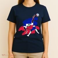 Haiti Soccer Fans Jersey Pride Proud Haitian Football Lovers T-Shirt thumb 4