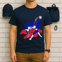 Haiti Soccer Fans Jersey Pride Proud Haitian Football Lovers T-Shirt thumb 6
