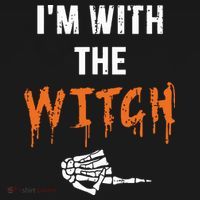 Halloween Shirt For Husbands I'm With The Witch She Be Crazy Backpack thumb 2