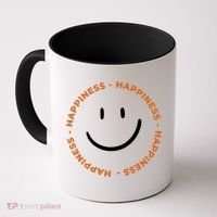 Happiness Smiley Face Be Happy Inspirational Coffee Mug thumb 0