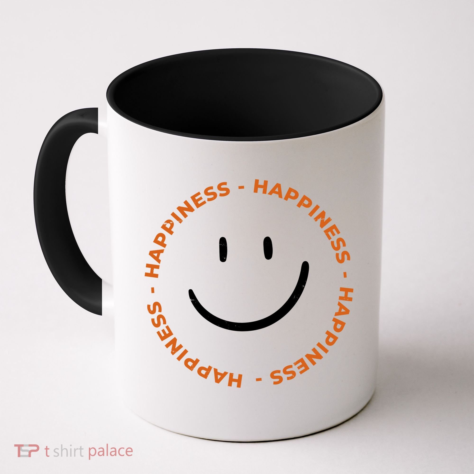 Happiness Smiley Face Be Happy Inspirational Coffee Mug
