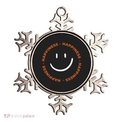 Happiness Smiley Face Be Happy Inspirational Ornament