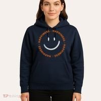 Happiness Smiley Face Be Happy Inspirational Hoodie thumb 5