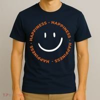 Happiness Smiley Face Be Happy Inspirational T-Shirt thumb 3