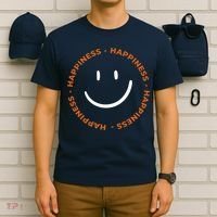 Happiness Smiley Face Be Happy Inspirational T-Shirt thumb 6
