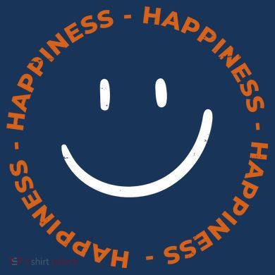 Happiness Smiley Face Be Happy Inspirational Sustainable Bucket Hat