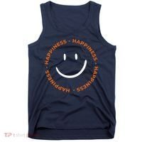 Happiness Smiley Face Be Happy Inspirational Tank Top thumb 0