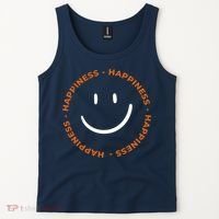 Happiness Smiley Face Be Happy Inspirational Tank Top thumb 2
