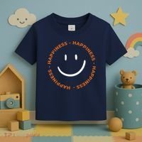 Happiness Smiley Face Be Happy Inspirational Toddler T-Shirt thumb 3