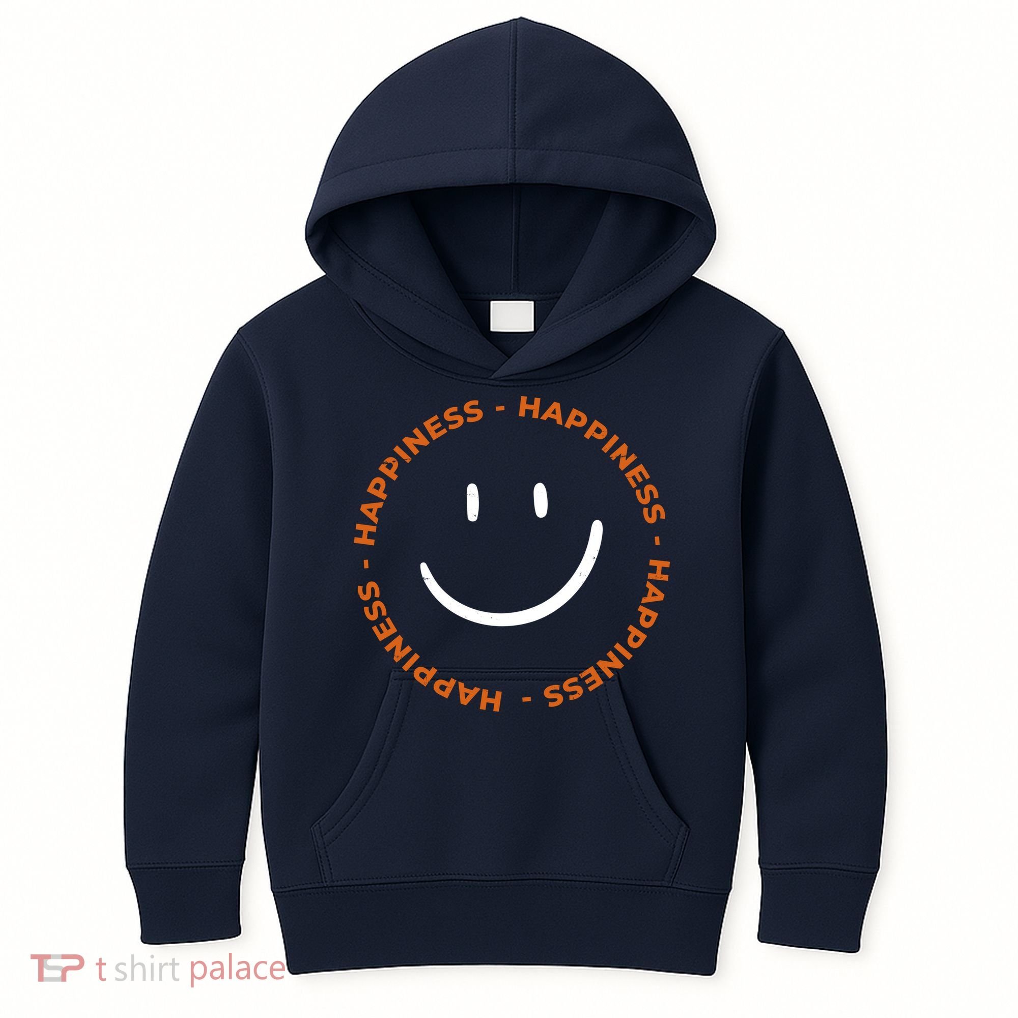 Happiness Smiley Face Be Happy Inspirational Kids Hoodie
