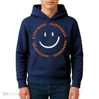 Happiness Smiley Face Be Happy Inspirational Kids Hoodie thumb 4