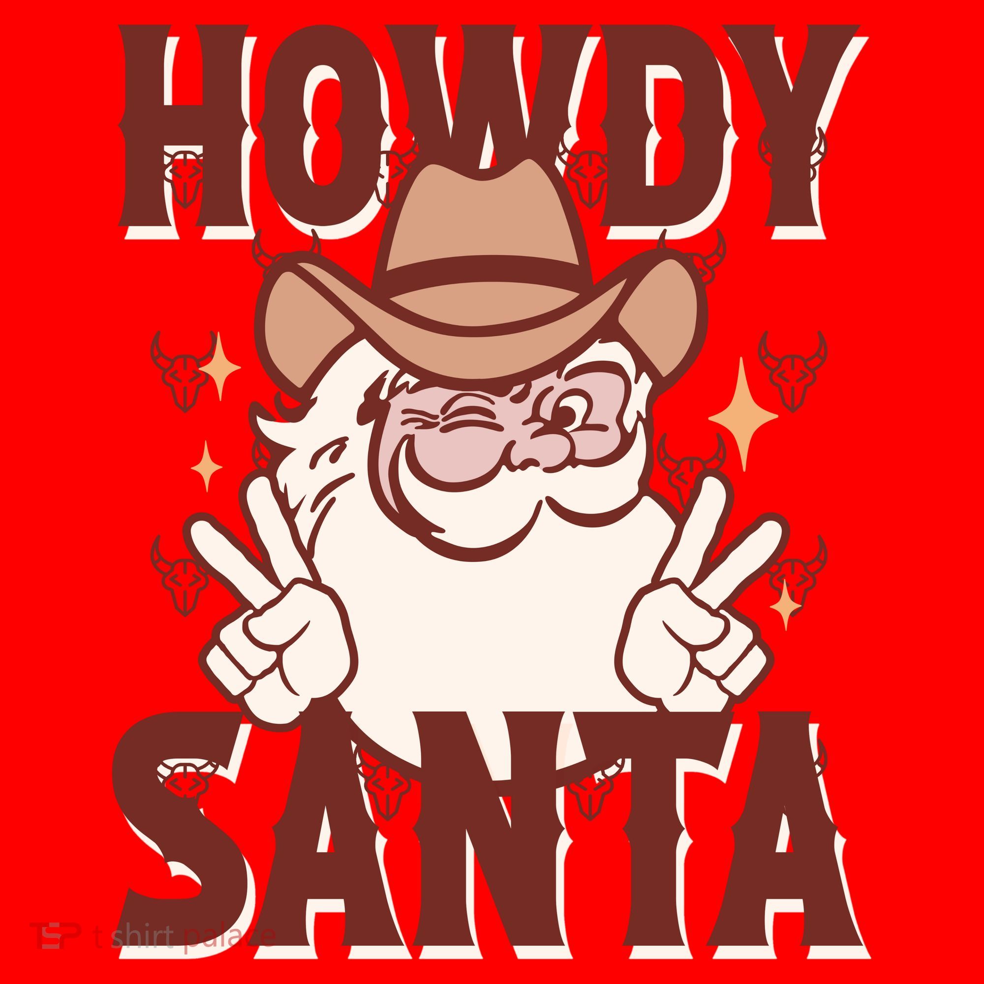 Howdy Santa Funny Christmas Holiday Santa Hat