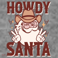 Howdy Santa Funny Christmas Holiday Toddler Hoodie thumb 2