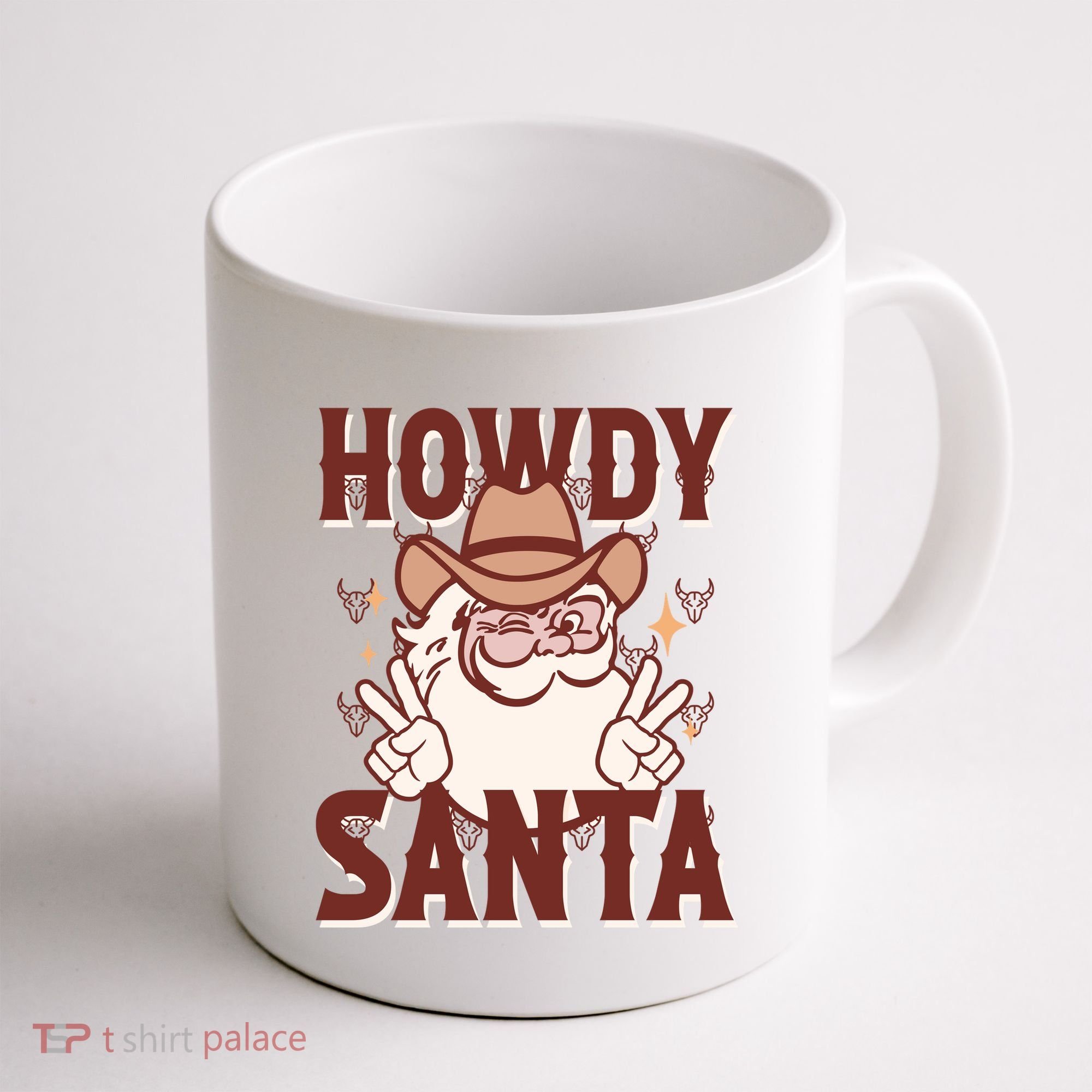 Howdy Santa Funny Christmas Holiday Coffee Mug