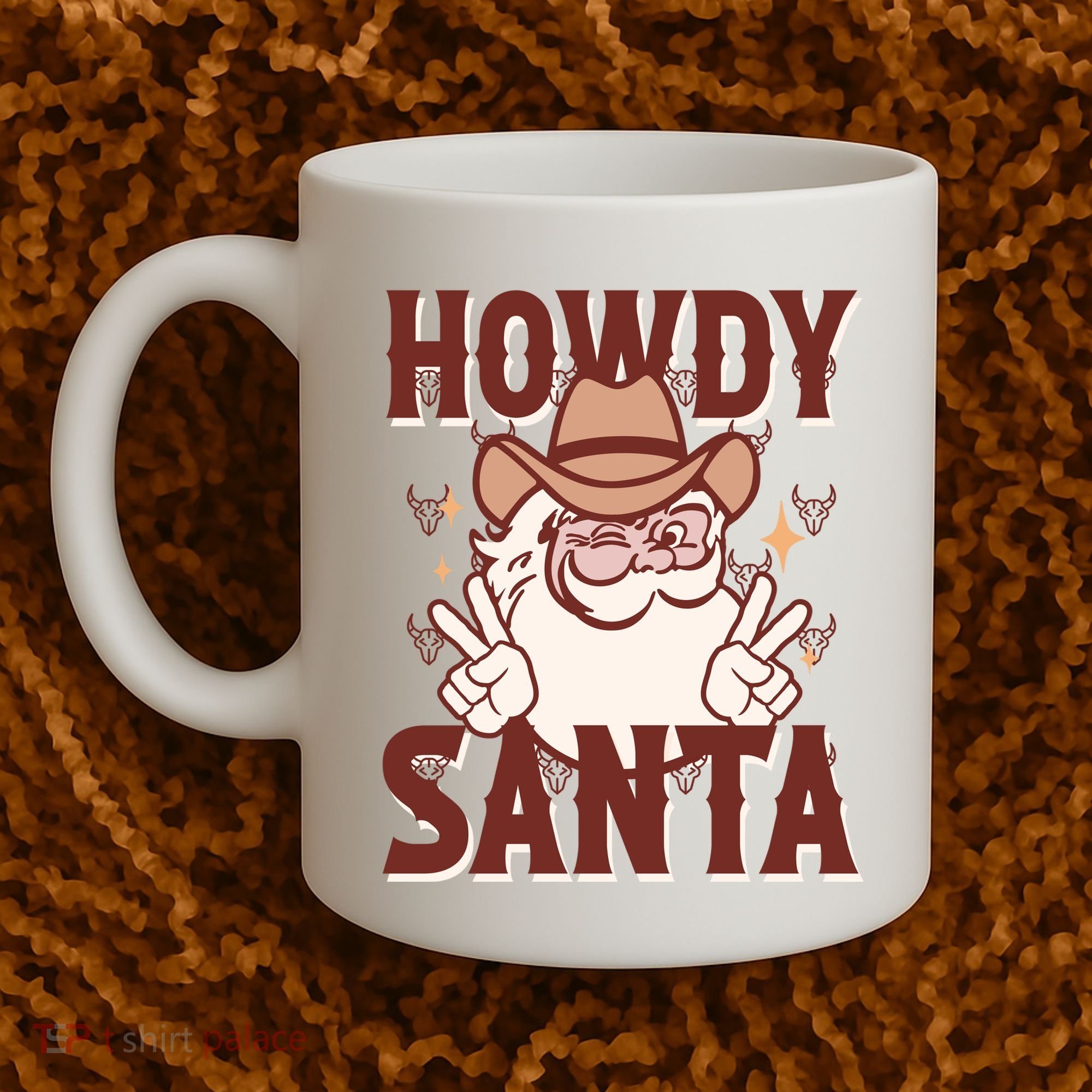 Howdy Santa Funny Christmas Holiday Coffee Mug
