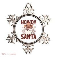 Howdy Santa Funny Christmas Holiday Ornament thumb 0