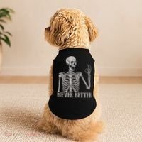 Halloween S For Women Never Better Skeleton Funny Skull Doggie Tank thumb 2