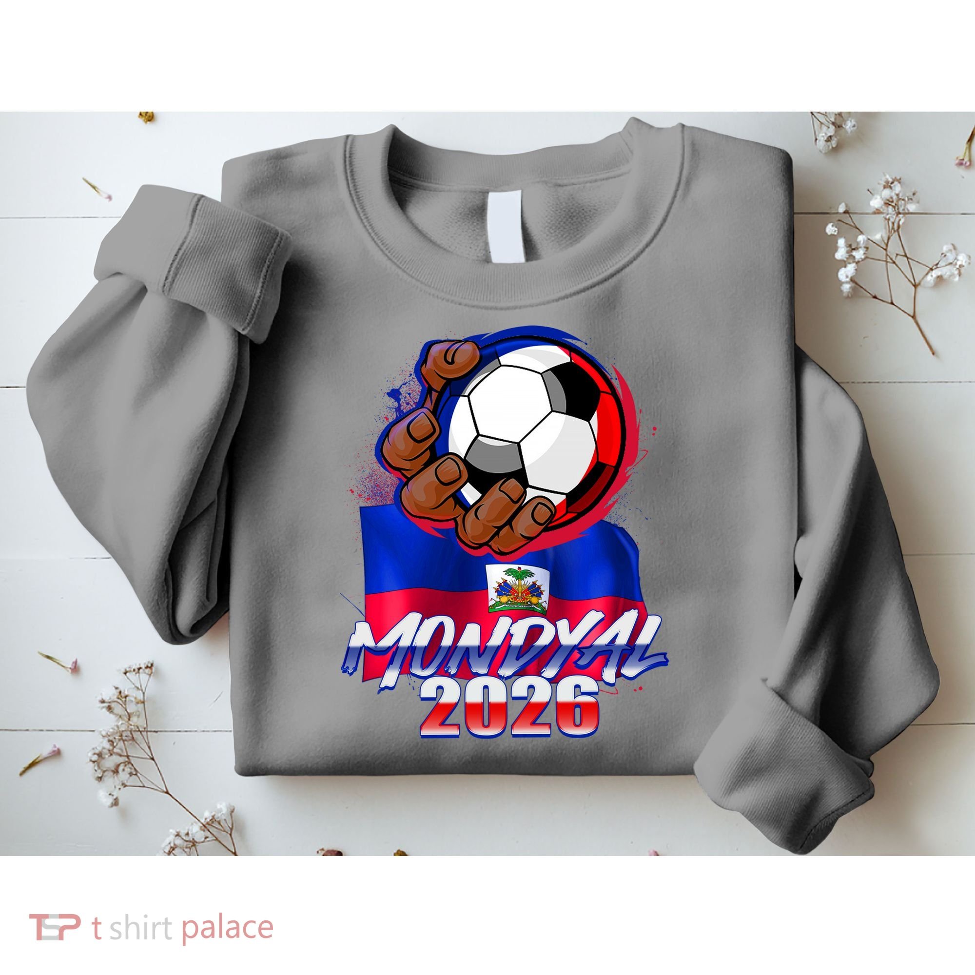 Haitian Soccer Fubol Mondyal 2026 Sweatshirt