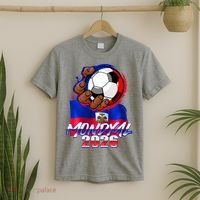 Haitian Soccer Fubol Mondyal 2026 T-Shirt thumb 2