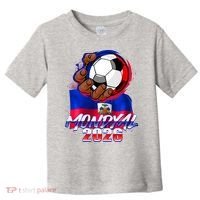 Haitian Soccer Fubol Mondyal 2026 Toddler T-Shirt thumb 0