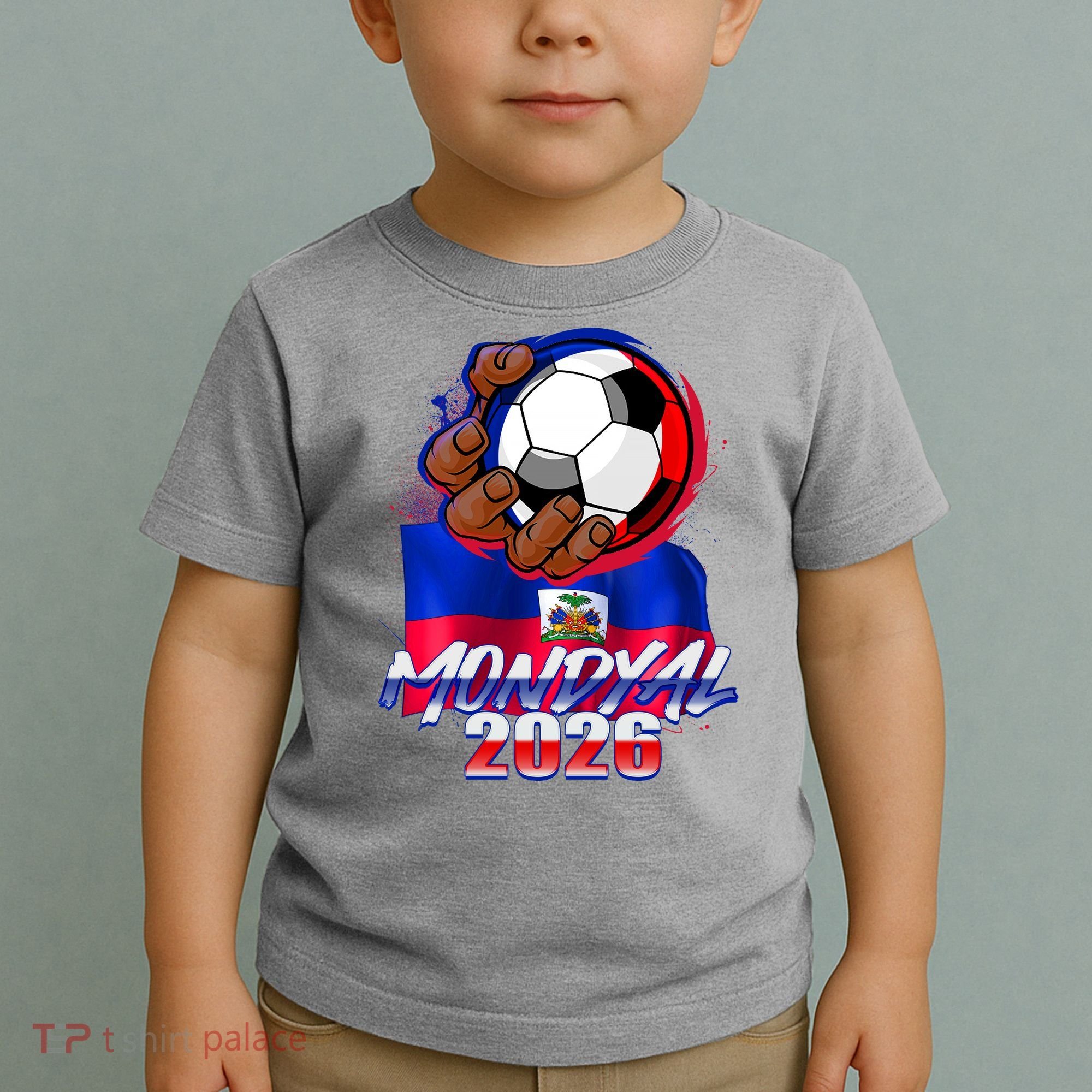 Haitian Soccer Fubol Mondyal 2026 Toddler T-Shirt