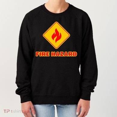 Hot Sexy Fireman Firefighter Pyro Fireworks Technician Women's Sweatshirt
