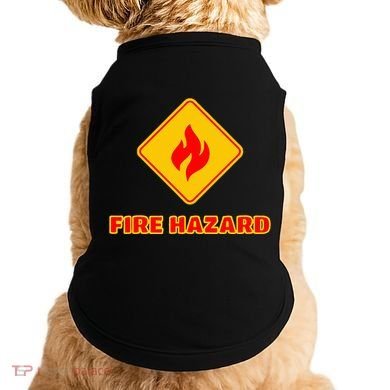 Hot Sexy Fireman Firefighter Pyro Fireworks Technician Doggie Tank