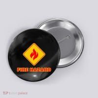 Hot Sexy Fireman Firefighter Pyro Fireworks Technician Button thumb 0