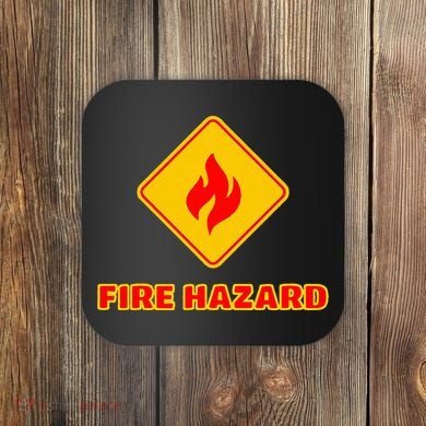 Hot Sexy Fireman Firefighter Pyro Fireworks Technician Coaster