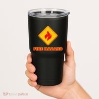 Hot Sexy Fireman Firefighter Pyro Fireworks Technician Tumbler thumb 2