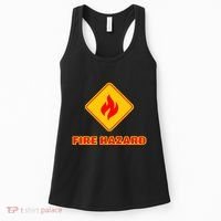 Hot Sexy Fireman Firefighter Pyro Fireworks Technician Women's Tank Top thumb 0
