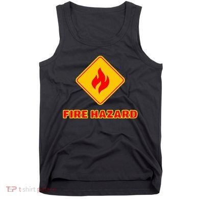 Hot Sexy Fireman Firefighter Pyro Fireworks Technician Tank Top