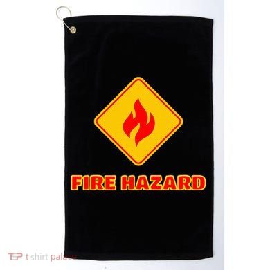 Hot Sexy Fireman Firefighter Pyro Fireworks Technician Golf Towel