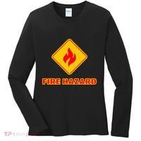 Hot Sexy Fireman Firefighter Pyro Fireworks Technician Women's Long Sleeve Shirt thumb 0