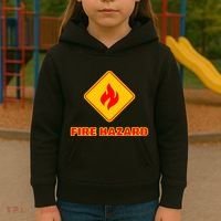 Hot Sexy Fireman Firefighter Pyro Fireworks Technician Kids Hoodie thumb 3