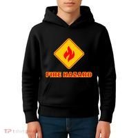Hot Sexy Fireman Firefighter Pyro Fireworks Technician Kids Hoodie thumb 4