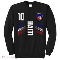 Haiti Soccer Fan Number 10 Graphic Jersey Sweatshirt thumb 0